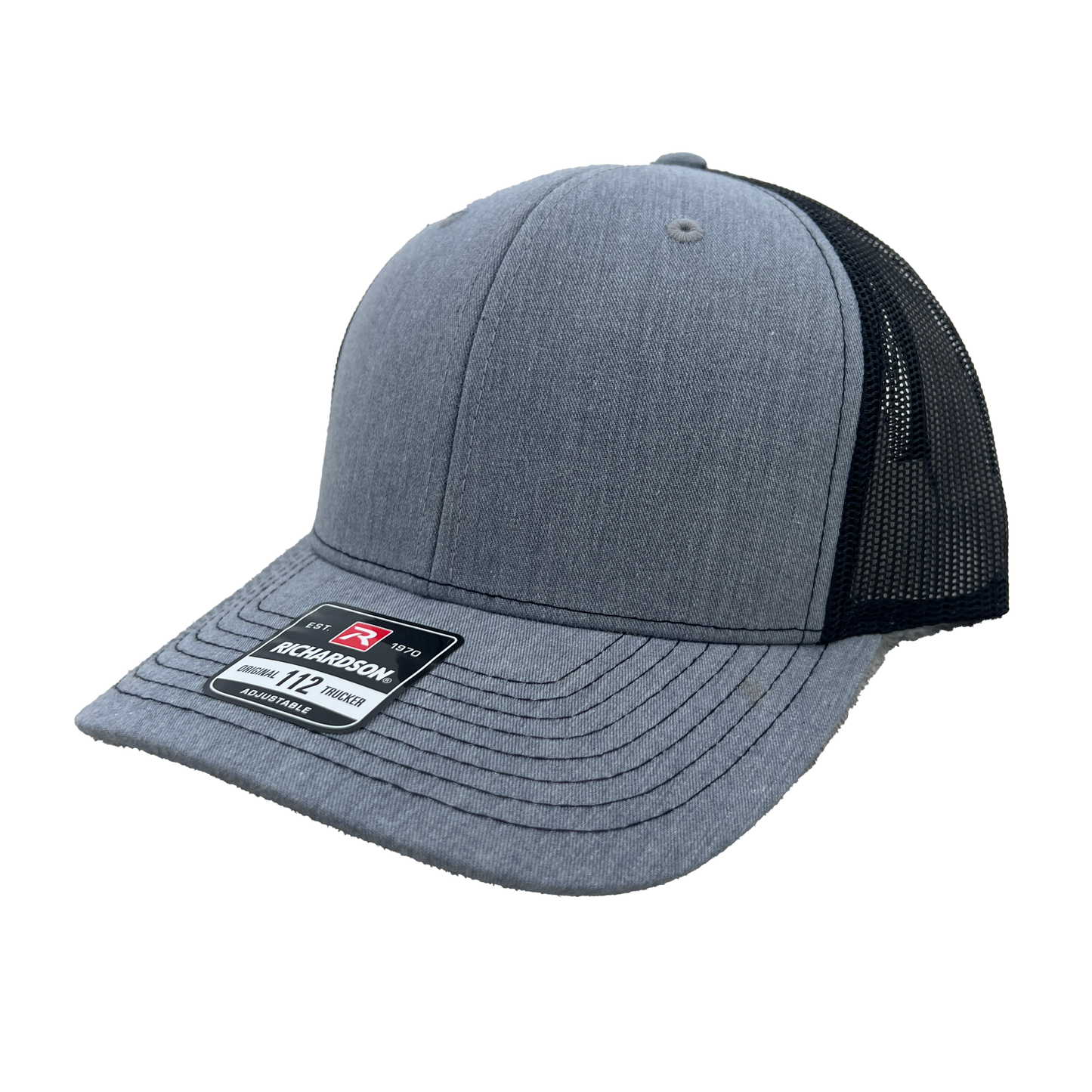 [6 Pack] Richardson 112 Style Custom Leather Patch Trucker Hats