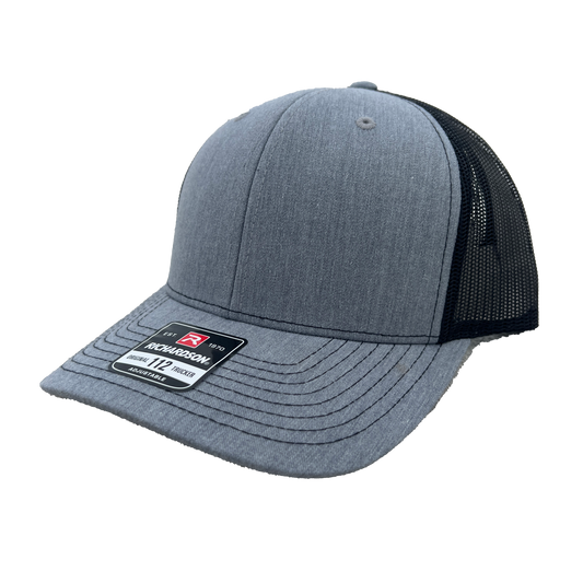 [6 Pack] Richardson 112 Style Custom Leather Patch Trucker Hats