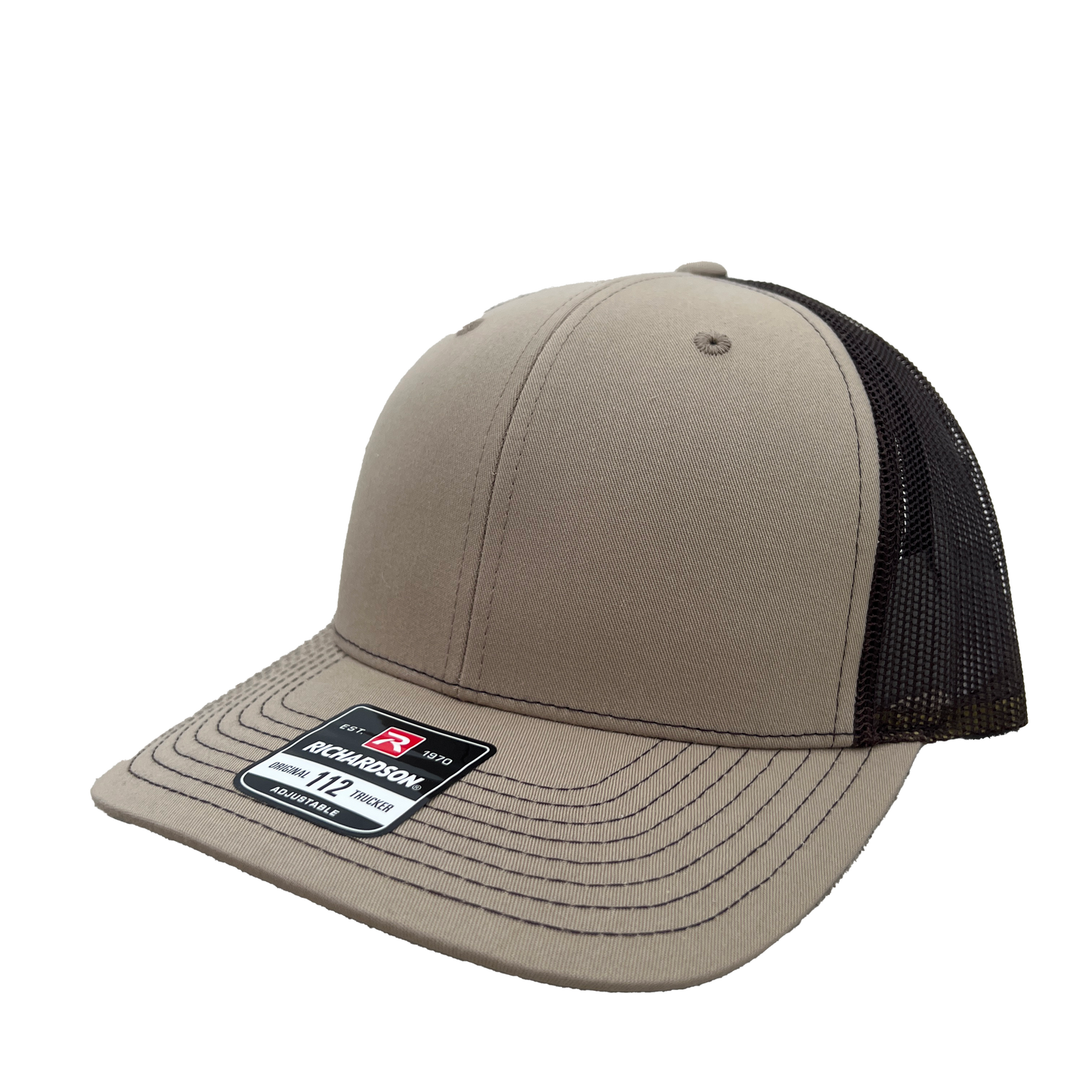 [6 Pack] Richardson 112 Style Custom Leather Patch Trucker Hats