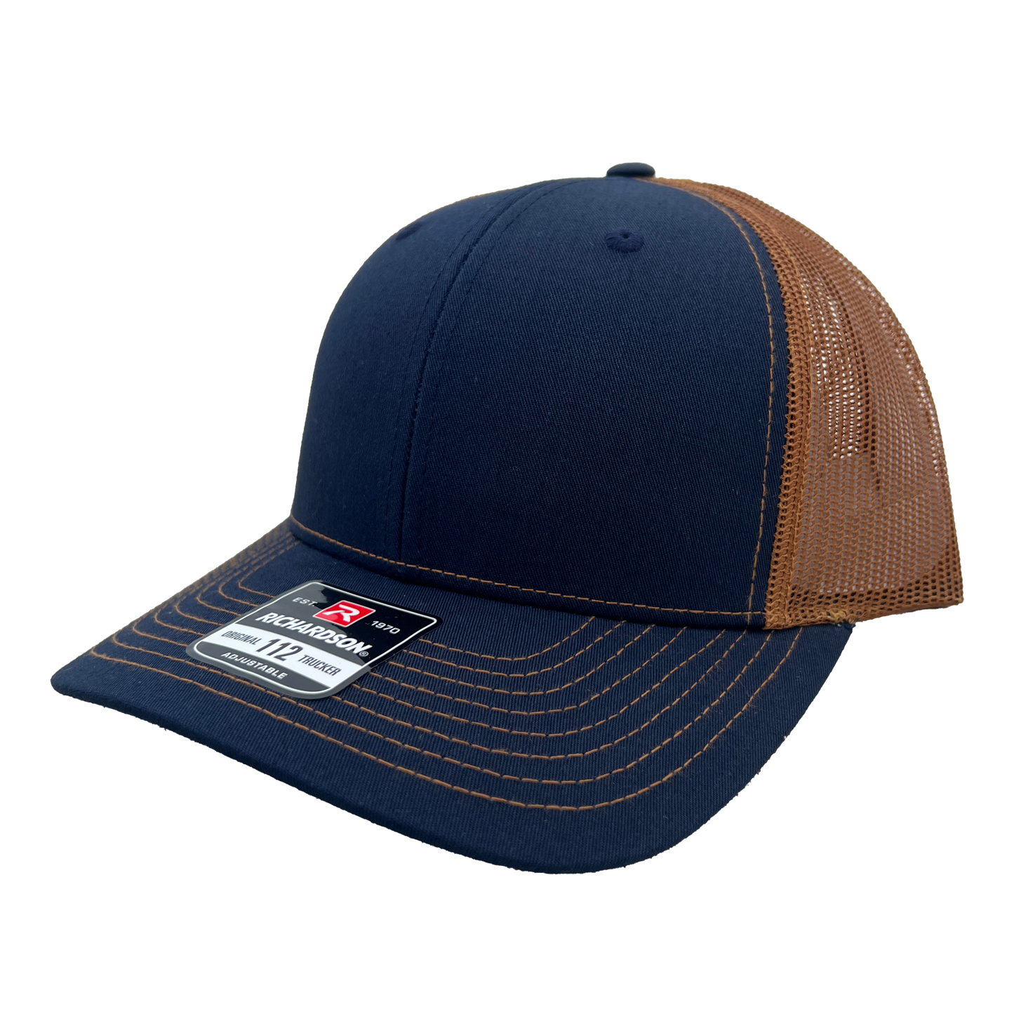 Richardson 112 Style Custom Leather Patch Trucker Hat